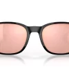 Oakley Ojector Polished Black With Prizm Rose Gold Polarized Lens -Cycling Pro Shop 0OO9018 901806 P21 shad fr