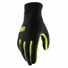100% Brisker Xtreme Gloves In Black/Fluo Yellow -Cycling Pro Shop 10030 00001