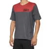 100% Airmatic Short Sleeve Jersey In Charcoal/Black -Cycling Pro Shop 40014 00010