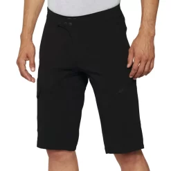 100% Ridecamp Shorts With Liner In Black