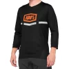100% Airmatic 3/4 Sleeve Jersey In Black/Orange -Cycling Pro Shop 41313 260