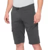 100% Ridecamp Shorts In Charcoal -Cycling Pro Shop 42401 052