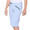 100% Ridecamp Women's Shorts In Powder Blue -Cycling Pro Shop 45901 329
