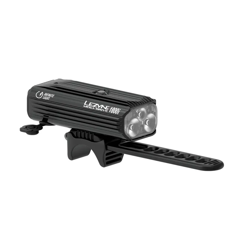 Lezyne LED Mega Drive 1800i Front Light In Black 3 Lezyne LED Mega Drive 1800i Front Light In Black