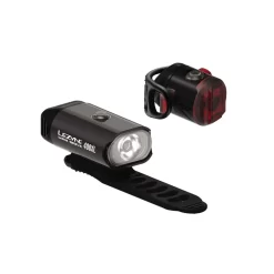 Lezyne LED Mini Drive 400XL / Femto USB Light Set In Black