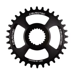 Burgtec Shimano Direct Mount Thick Thin Chainring - Burgtec Black