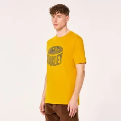 Oakley Winter Lines Tee - Amber Yellow -Cycling Pro Shop FOA404851 5AA ombk1