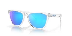 Oakley Frogskins Crystal Clear With Prizm Sapphire Lens -Cycling Pro Shop Frogskins20Crystal20Clear20Medium