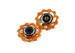 Hope 11 Tooth Jockey Wheel Pair In Orange -Cycling Pro Shop HJW001C