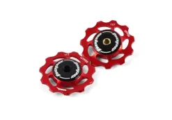 Hope 11 Tooth Jockey Wheel Pair In Orange -Cycling Pro Shop HJW001R
