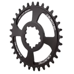 Burgtec GXP Boost 3mm Offset Thick Thin 32T Chainring In Black