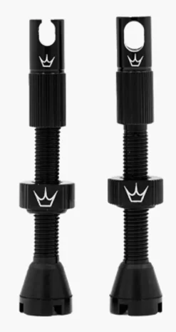 Peaty's X Chris King MK2 42mm Tubeless Valves In Black
