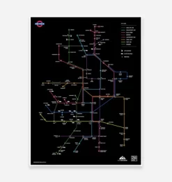 Trail Maps - Ride UK -Cycling Pro Shop mountain bike map poster uk20Medium