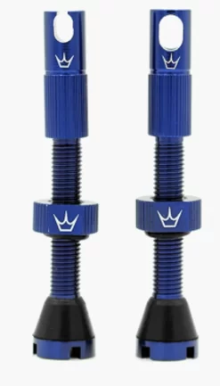 Peaty's X Chris King MK2 42mm Tubeless Valves In Navy