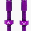 Peaty's X Chris King MK2 42mm Tubeless Valves In Violet -Cycling Pro Shop violet 2
